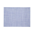 Chilewich Mini Basketweave in Periwinkle, rectangle on a white background