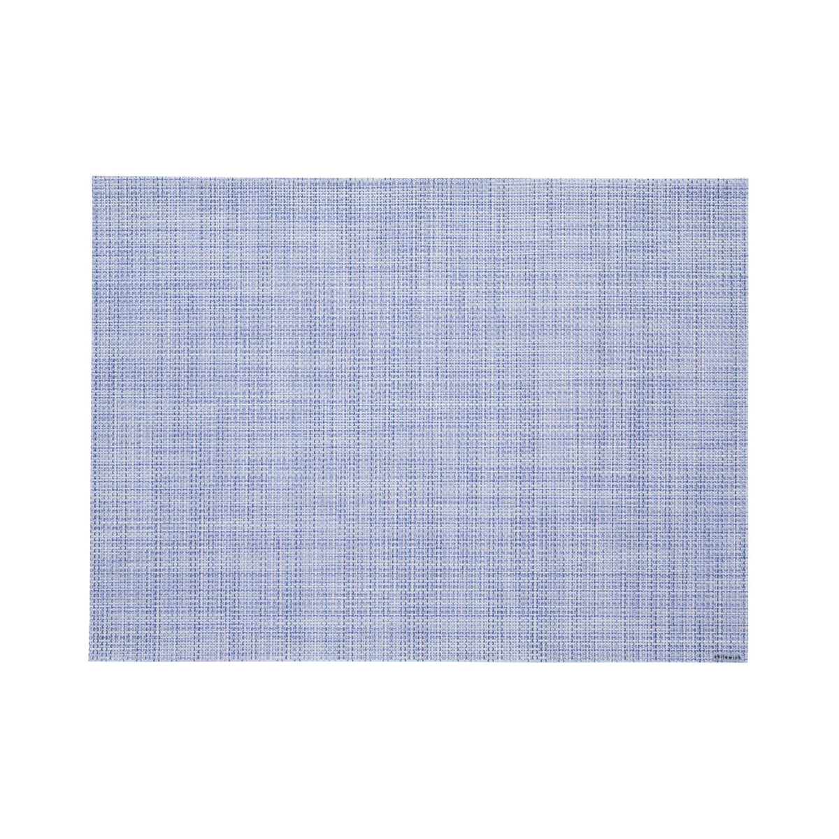 Chilewich Mini Basketweave in Periwinkle, rectangle on a white background