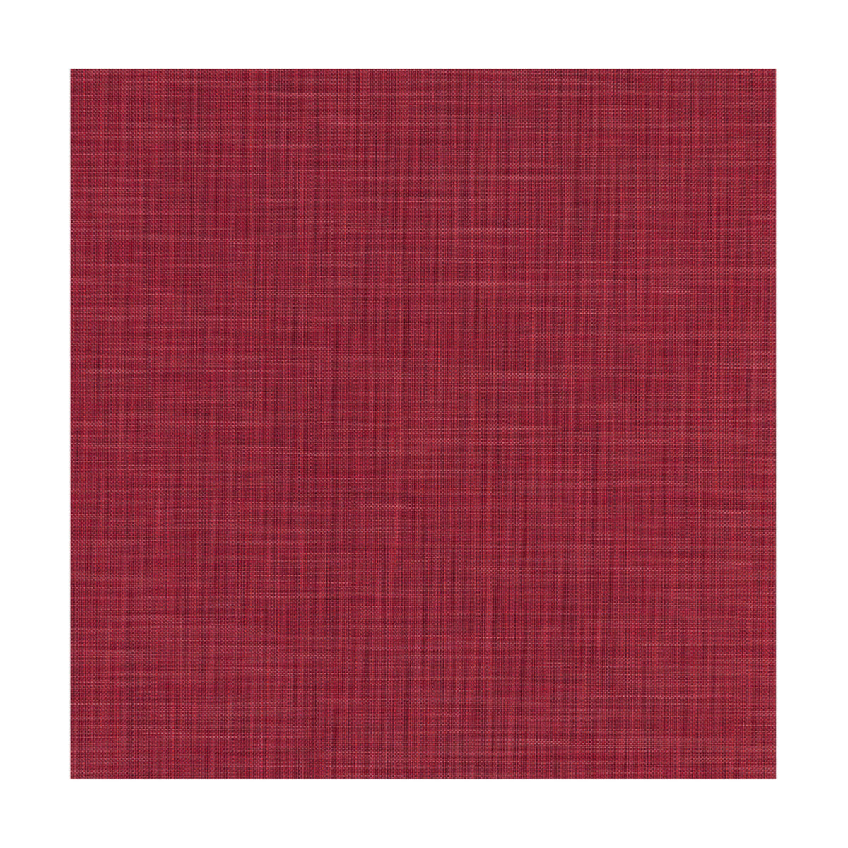 Mini Basketweave / Scarlet woven floor mat by Chilewich, studio view