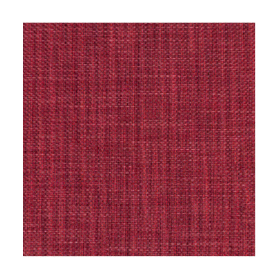 Mini Basketweave / Scarlet woven floor mat by Chilewich, studio view