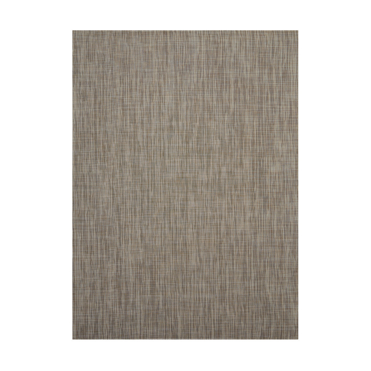 Mini Basketweave / Soapstone woven floor mat by Chilewich, studio view