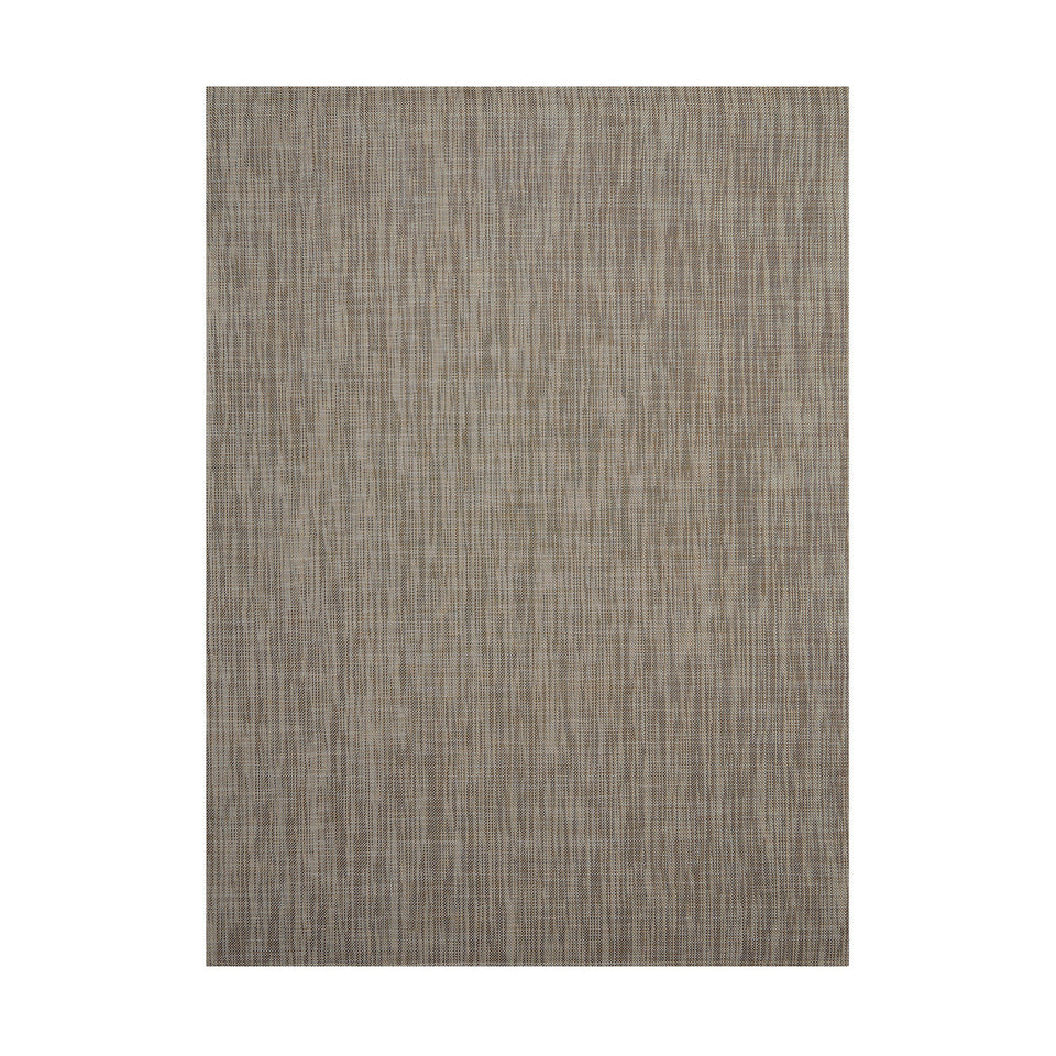 Mini Basketweave / Soapstone woven floor mat by Chilewich, studio view