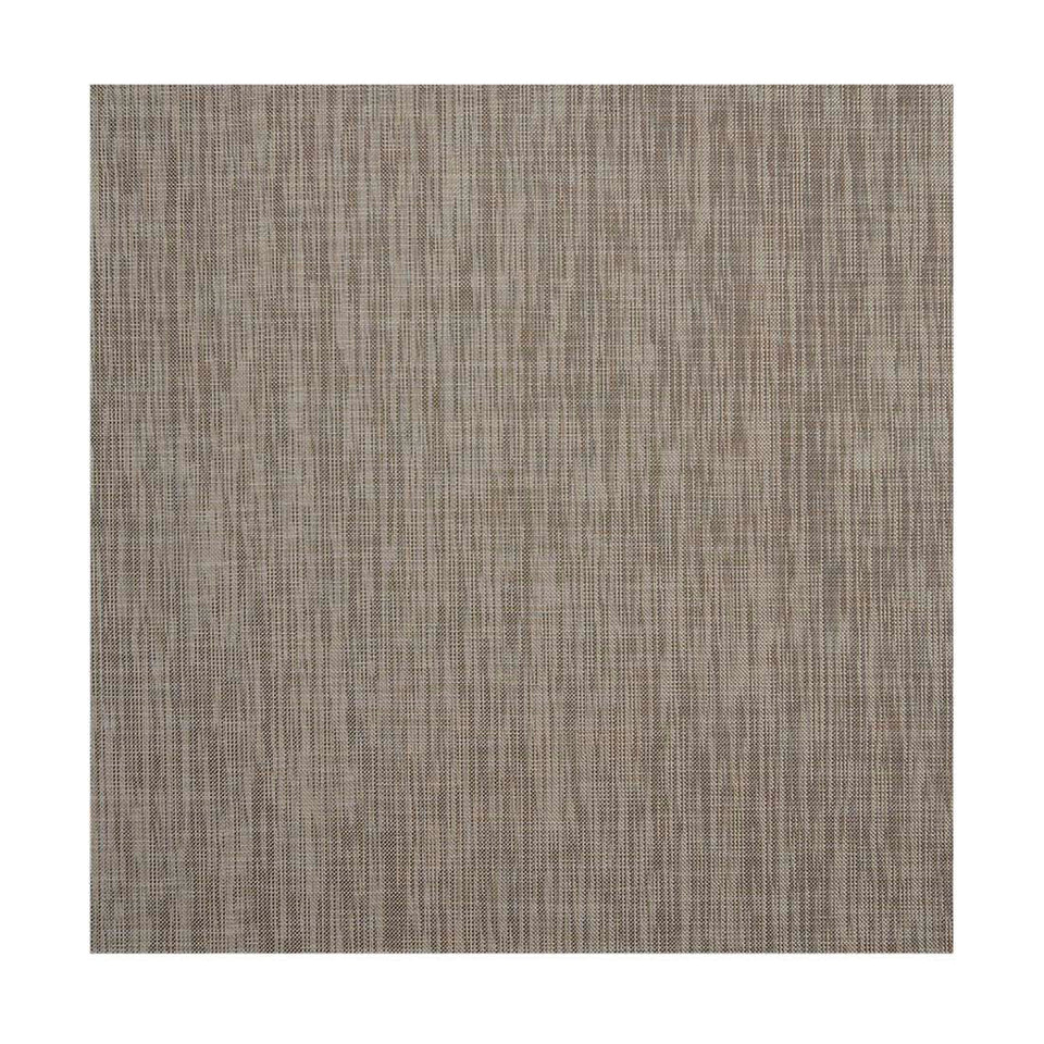 Mini Basketweave / Soapstone woven floor mat by Chilewich, studio view