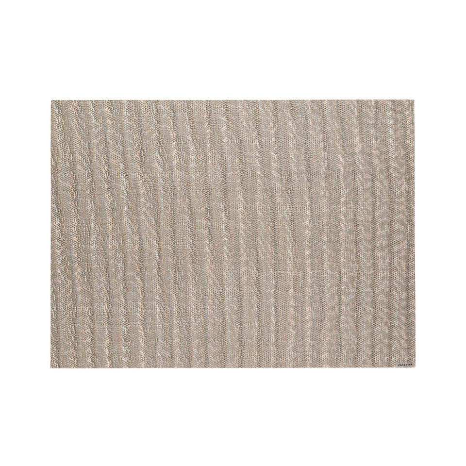 Chilewich Moiré in Mica, rectangle on a white background