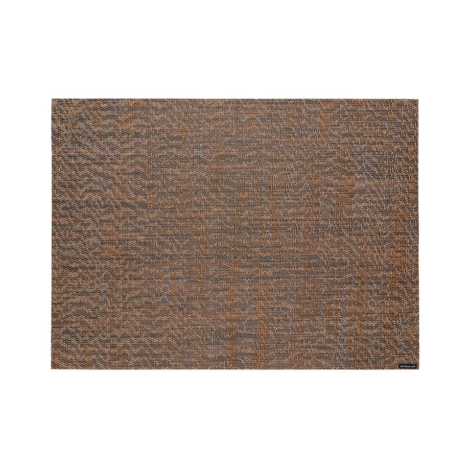 Chilewich Moiré in Mocha, rectangle on a white background