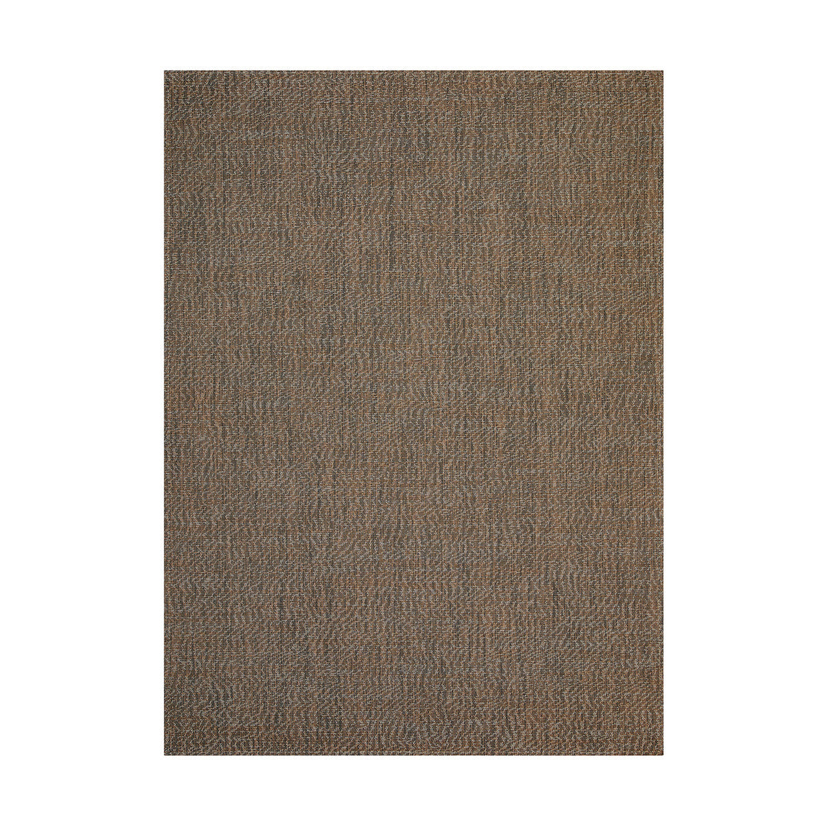 Moiré / Mocha woven floor mat by Chilewich, studio view