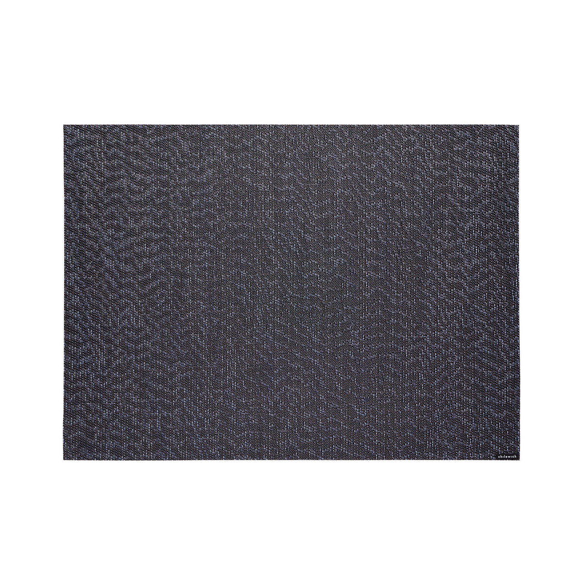 Chilewich Moiré in Zephyr, rectangle on a white background