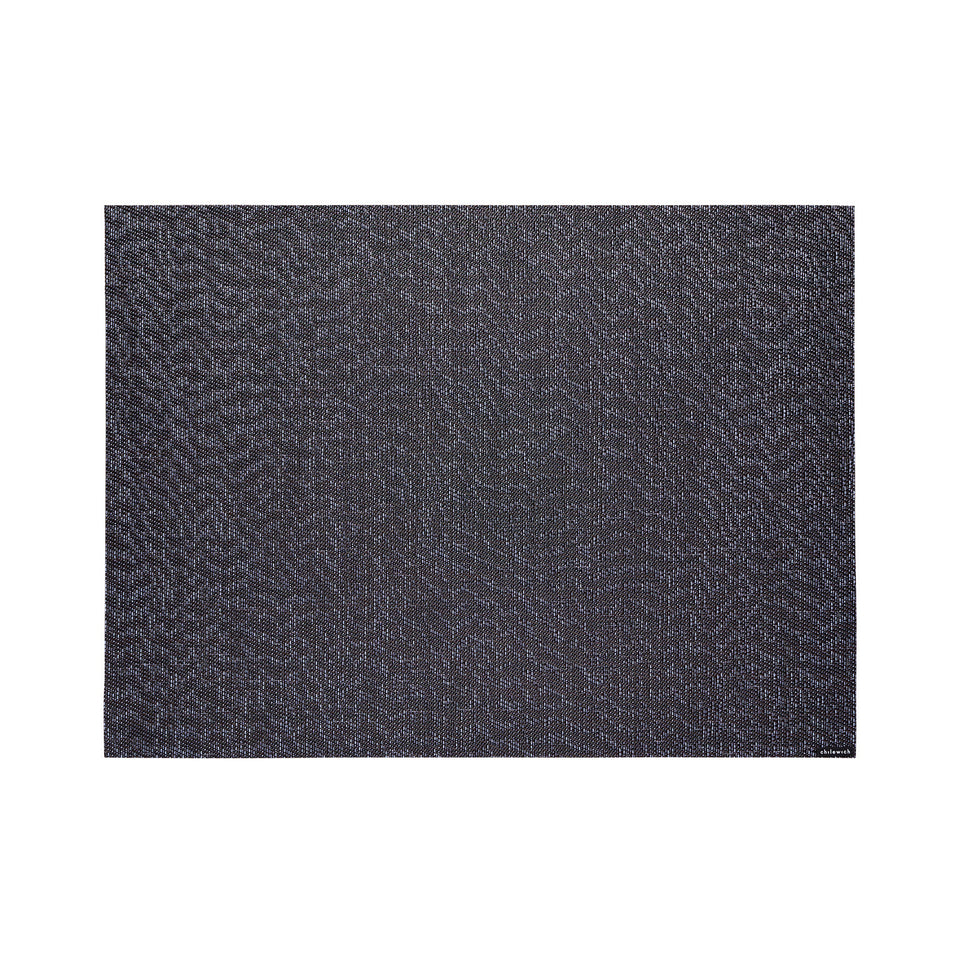 Chilewich Moiré in Zephyr, rectangle on a white background