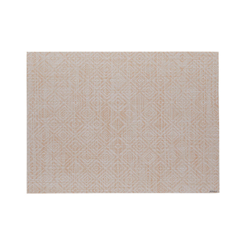 Chilewich Mosaic in Almond, rectangle on a white background