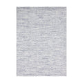 Mosaic / Blue woven floor mat by Chilewich, studio view