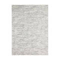 Mosaic / White/Black woven floor mat by Chilewich, studio view