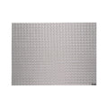 Chilewich Origami rectangle placemat in Gunmetal, viewed from above on a white background