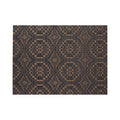 Chilewich Overshot rectangle placemat in Tiger Eye, viewed from above on a white background