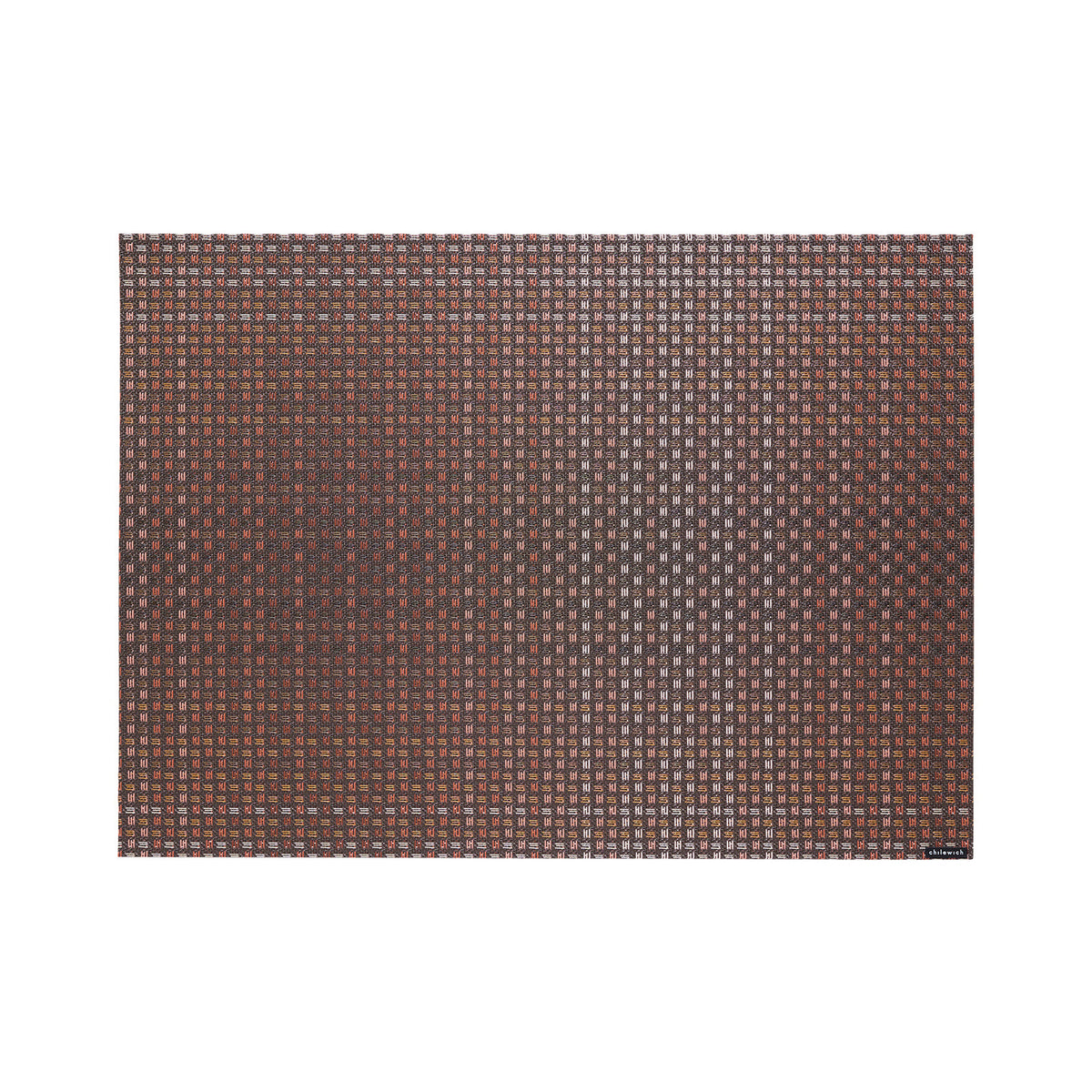 Chilewich Parade in Raisin, rectangle on a white background