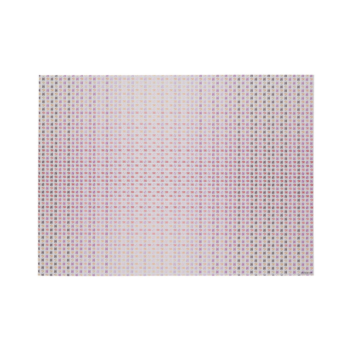 Chilewich Parade in Sorbet, rectangle on a white background
