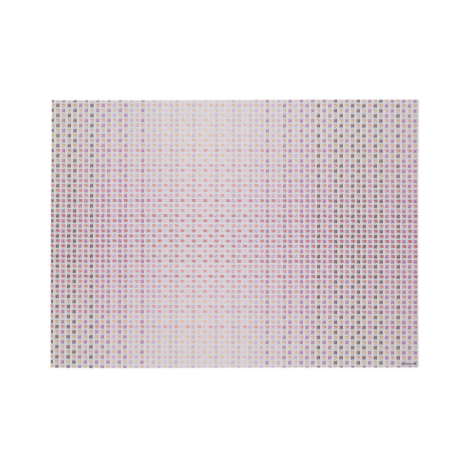 Chilewich Parade in Sorbet, rectangle on a white background