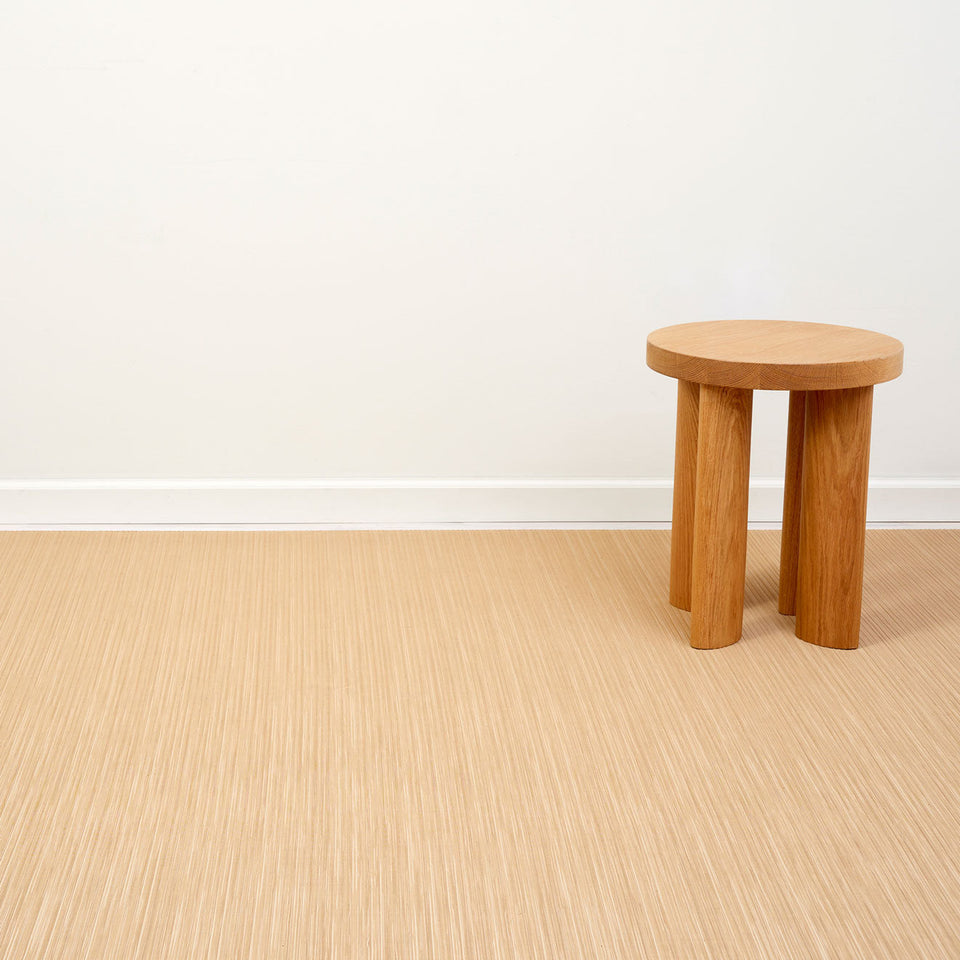 Rib Weave / Butterscotch woven floor mat by Chilewich, interior setting