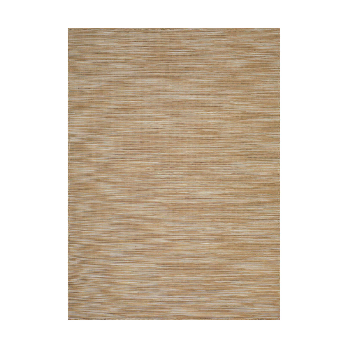 Rib Weave / Butterscotch woven floor mat by Chilewich, studio view