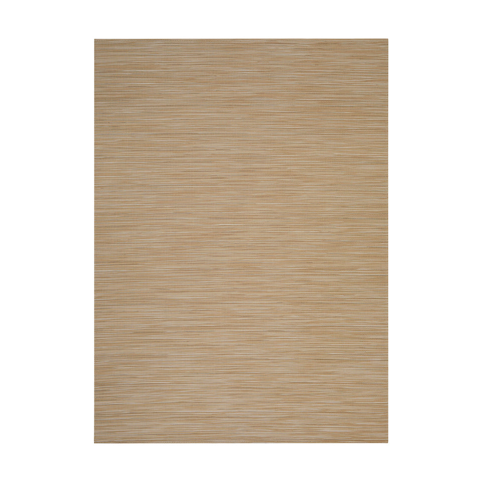 Rib Weave / Butterscotch woven floor mat by Chilewich, studio view