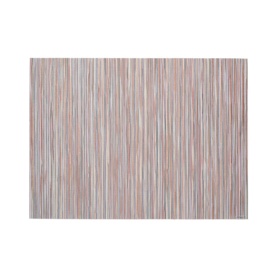Chilewich Rib Weave in Spice, rectangle on a white background