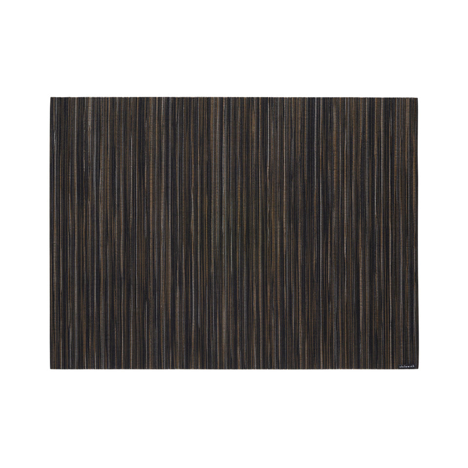 Chilewich Rib Weave in Tiger Eye, rectangle on a white background