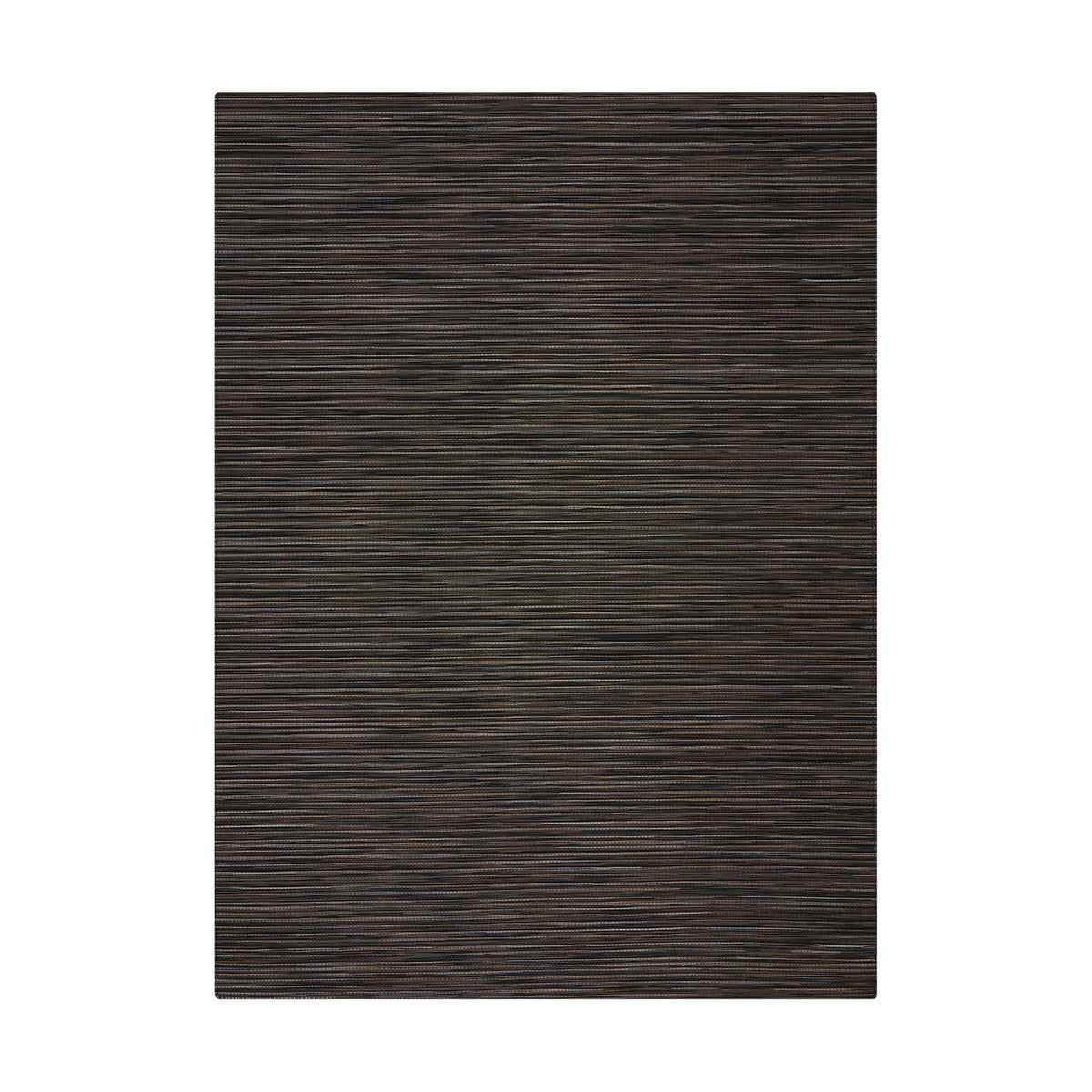 Rib Weave / Tiger Eye woven floor mat by Chilewich, studio view