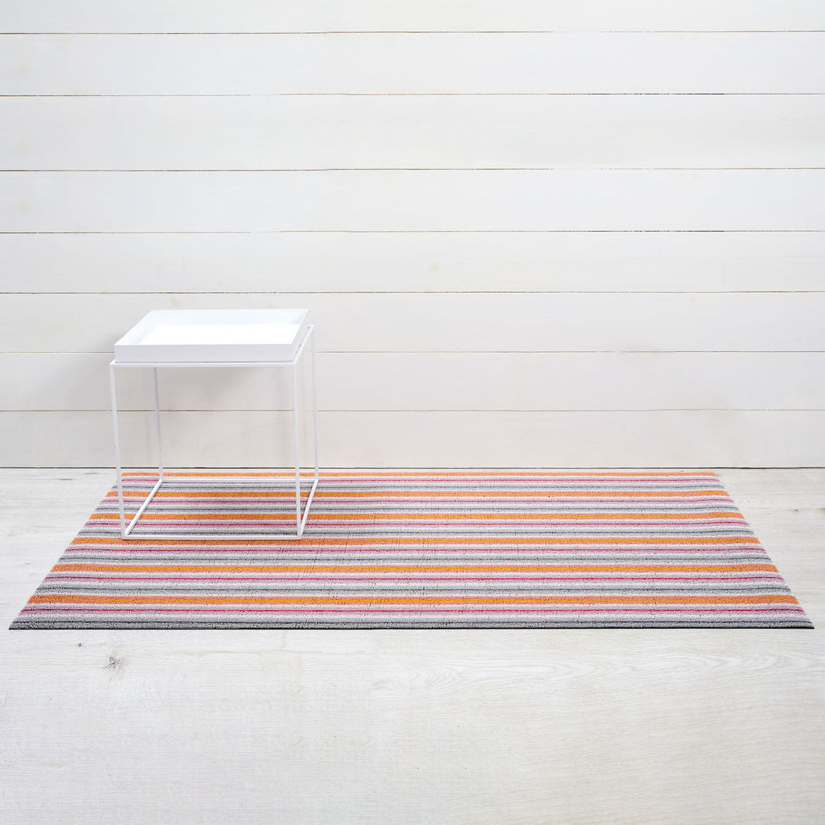 Bon Bon Ribbon Stripe Shag Mat by Chilewich — 36 by 60 inch big mat