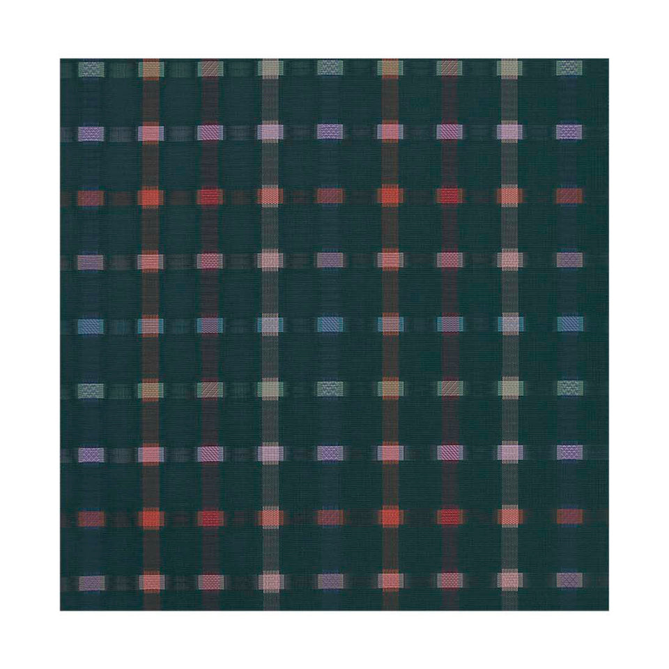 Sampler / Fir woven floor mat by Chilewich, studio view