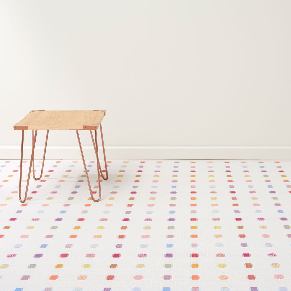 Sampler / Multi woven floor mat by Chilewich, interior setting