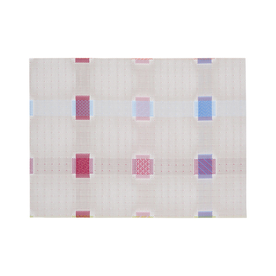 Chilewich Sampler in Multi, rectangle on a white background