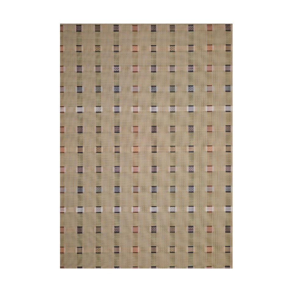 Sampler / Wheat woven floor mat by Chilewich, studio view