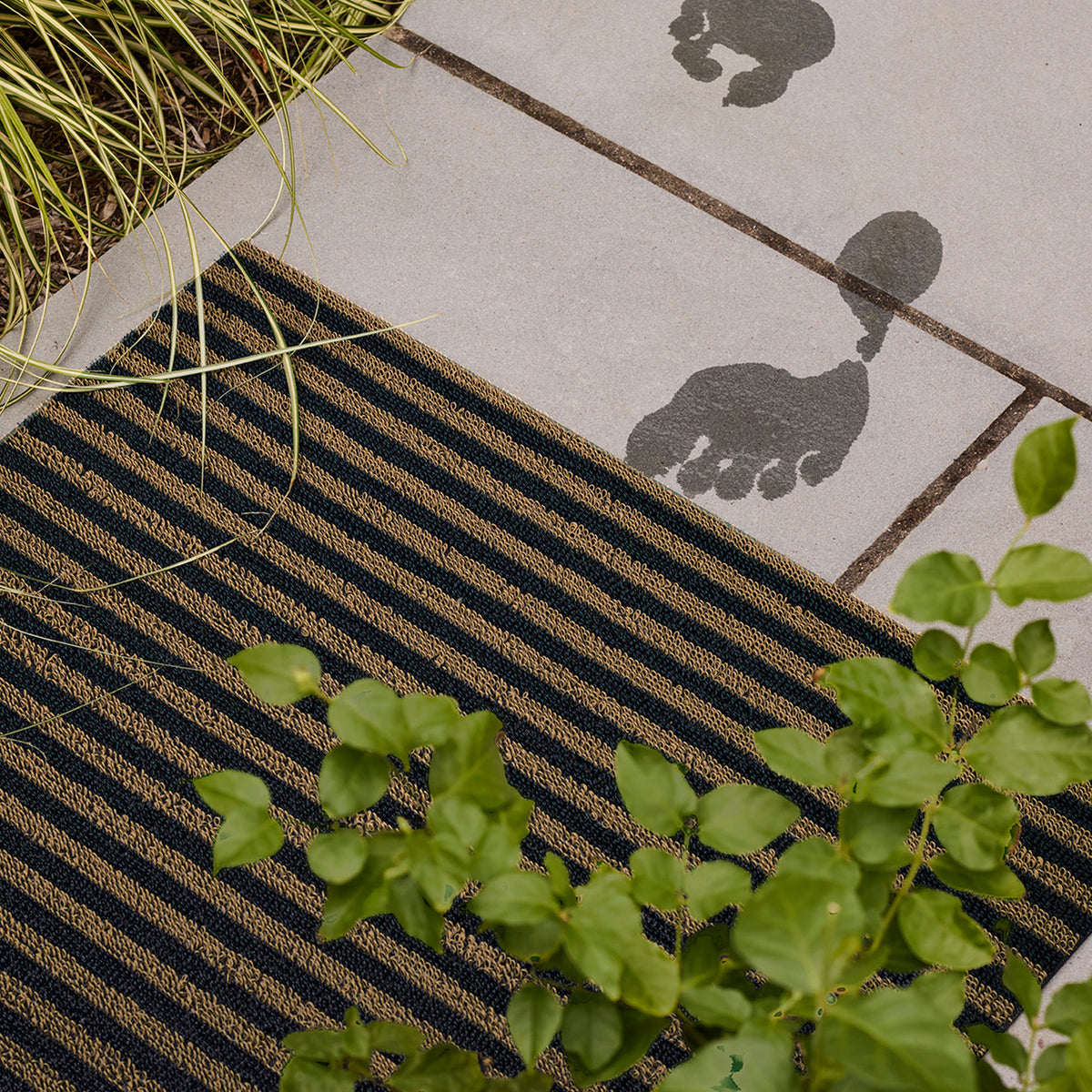 Coast Breton Stripe Shag Mat by Chilewich