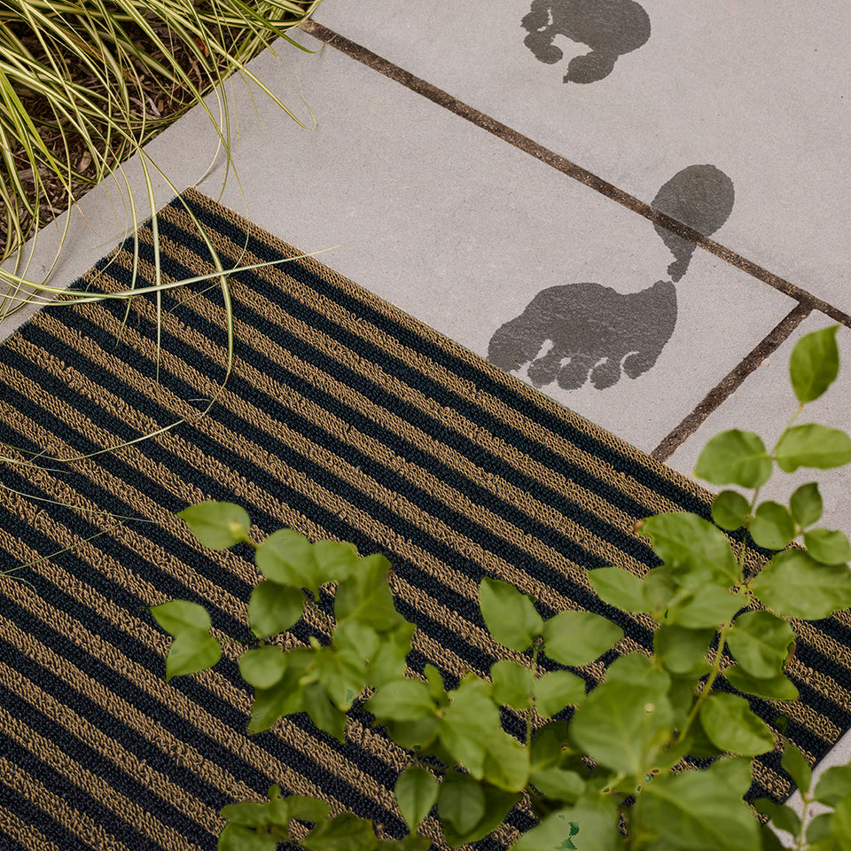 Coast Breton Stripe Shag Mat by Chilewich