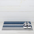 Deep Sea Horizon Stripe Shag Mat by Chilewich