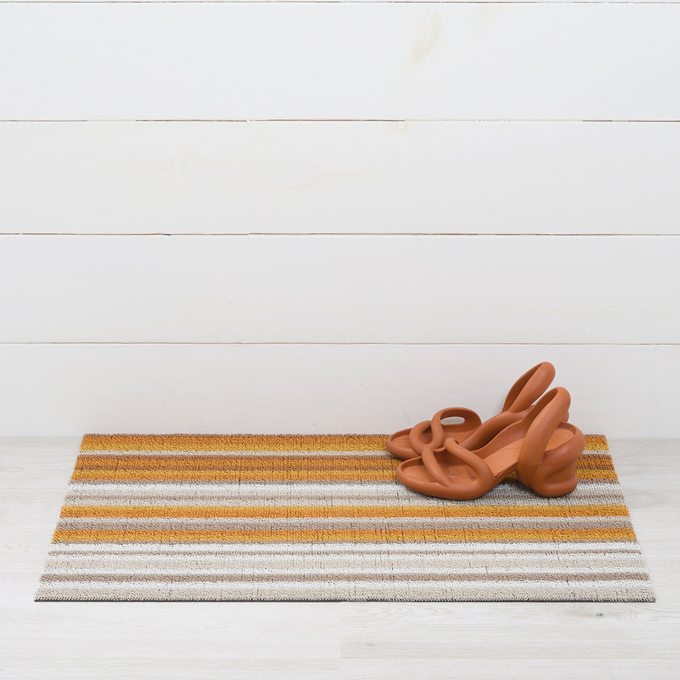 Desert Horizon Stripe Shag Mat by Chilewich