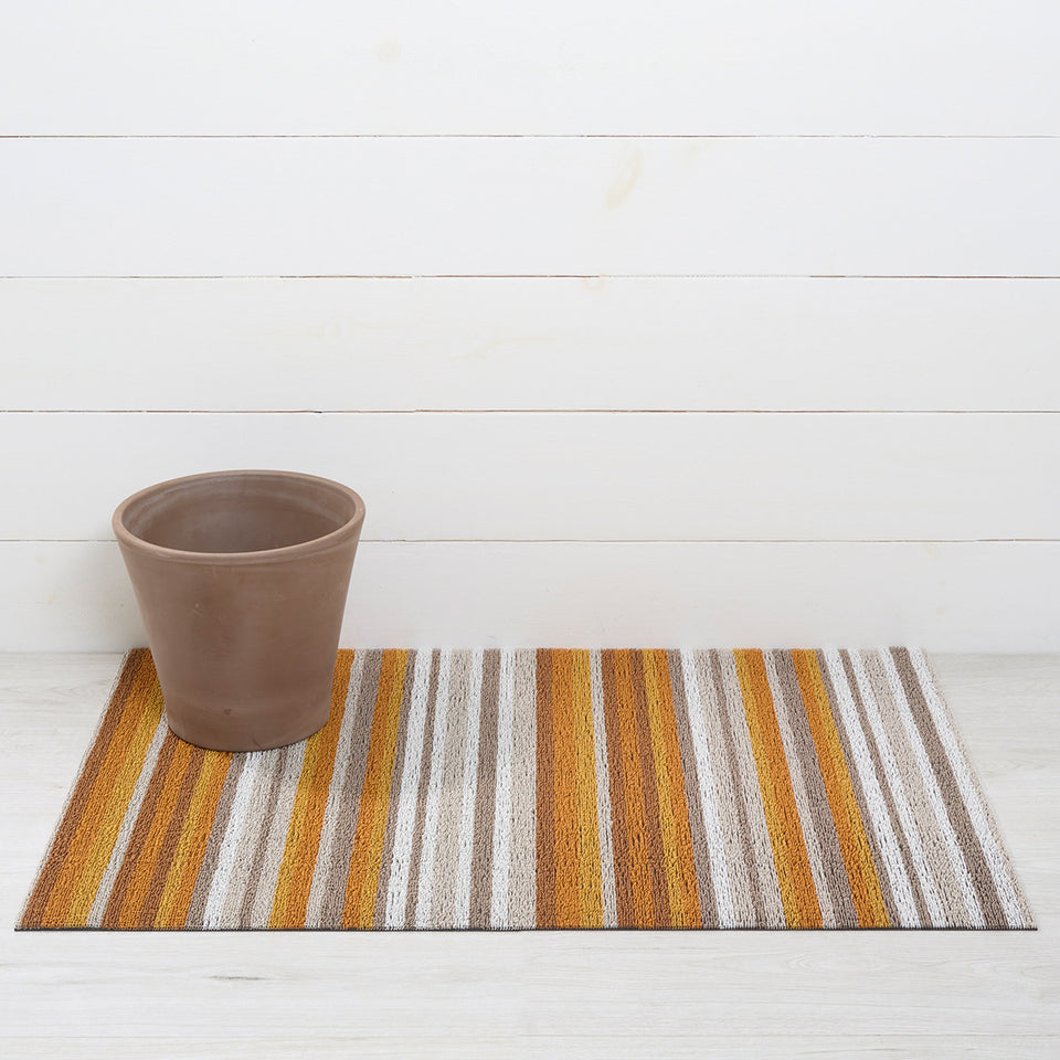 Desert Horizon Stripe Shag Mat by Chilewich