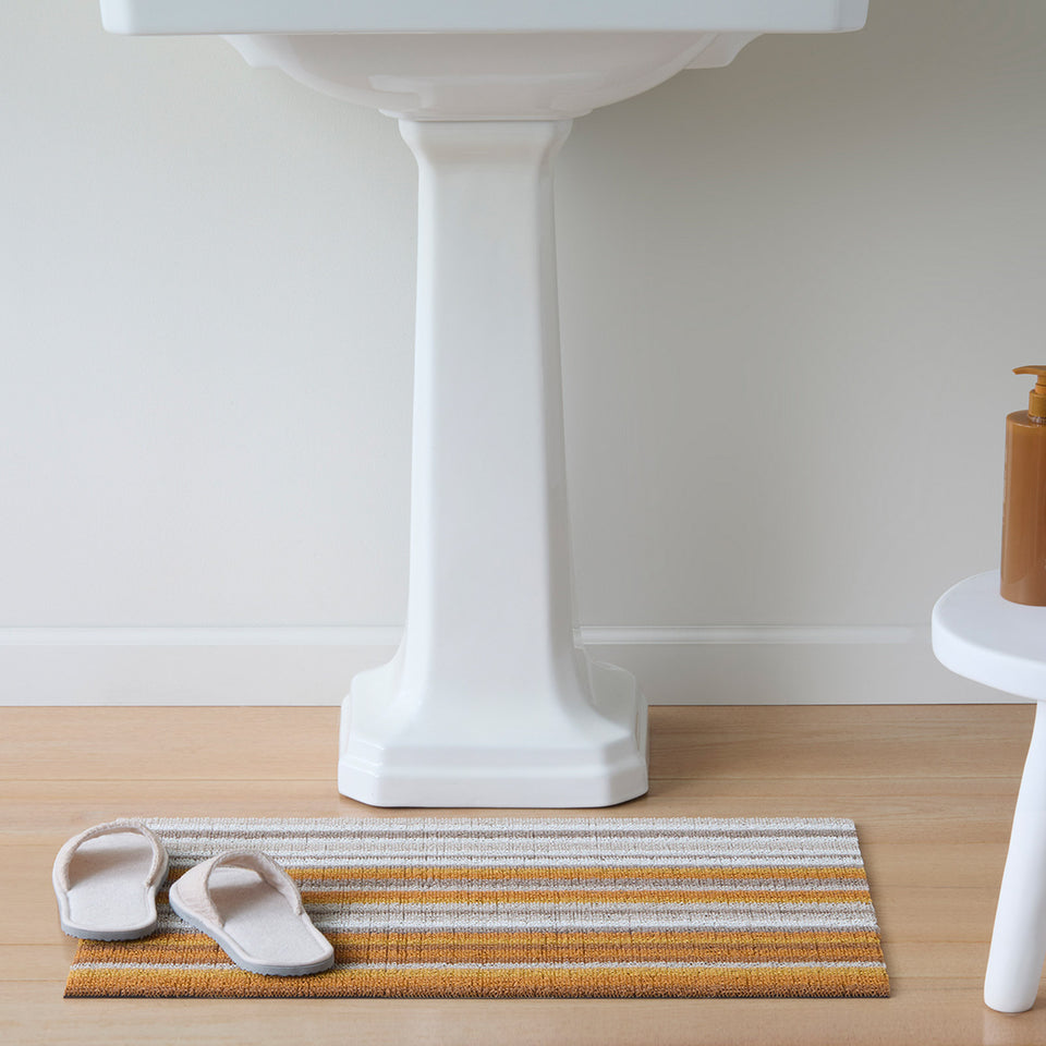 Desert Horizon Stripe Shag Mat by Chilewich