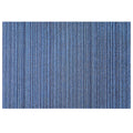 Ocean Skinny Stripe Shag Mat by Chilewich