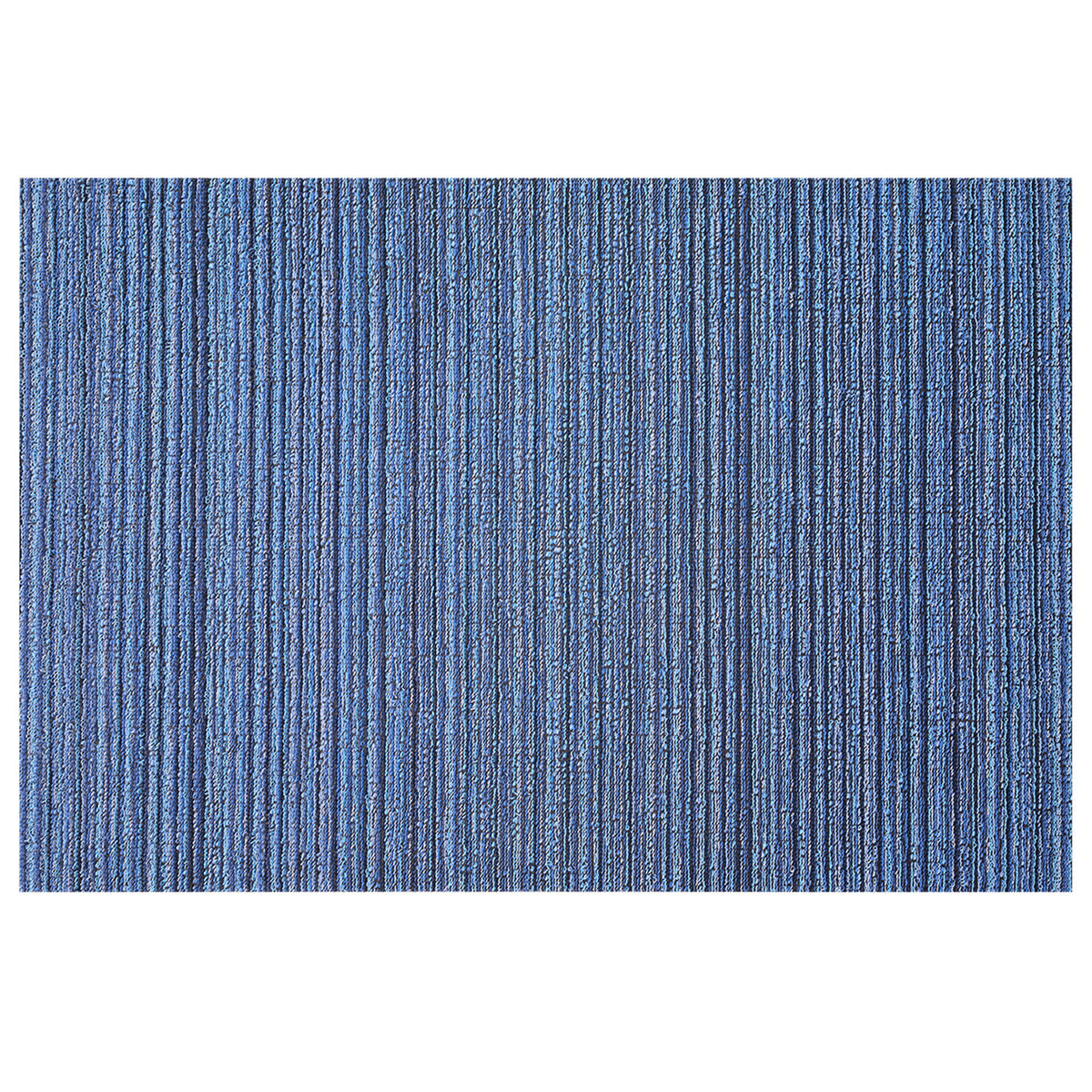 Ocean Skinny Stripe Shag Mat by Chilewich