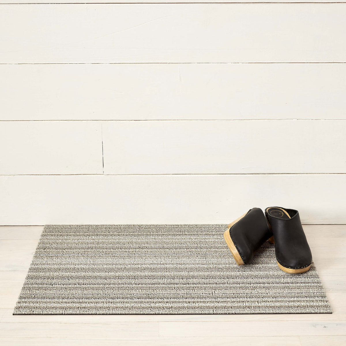 Birch Skinny Stripe Shag Mat by Chilewich — Doormat 18"x28"