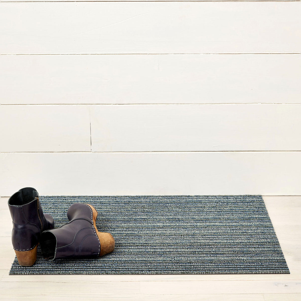 Forest Skinny Stripe Shag Mat by Chilewich — Doormat 18"x28"