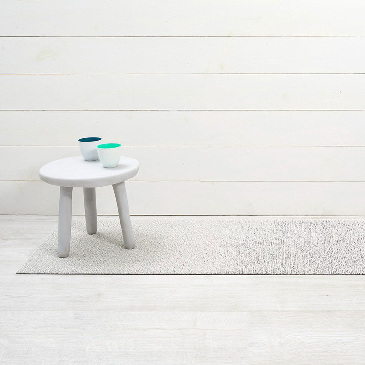 Snow Solid Shag Mat by Chilewich — Runner 24"x72"