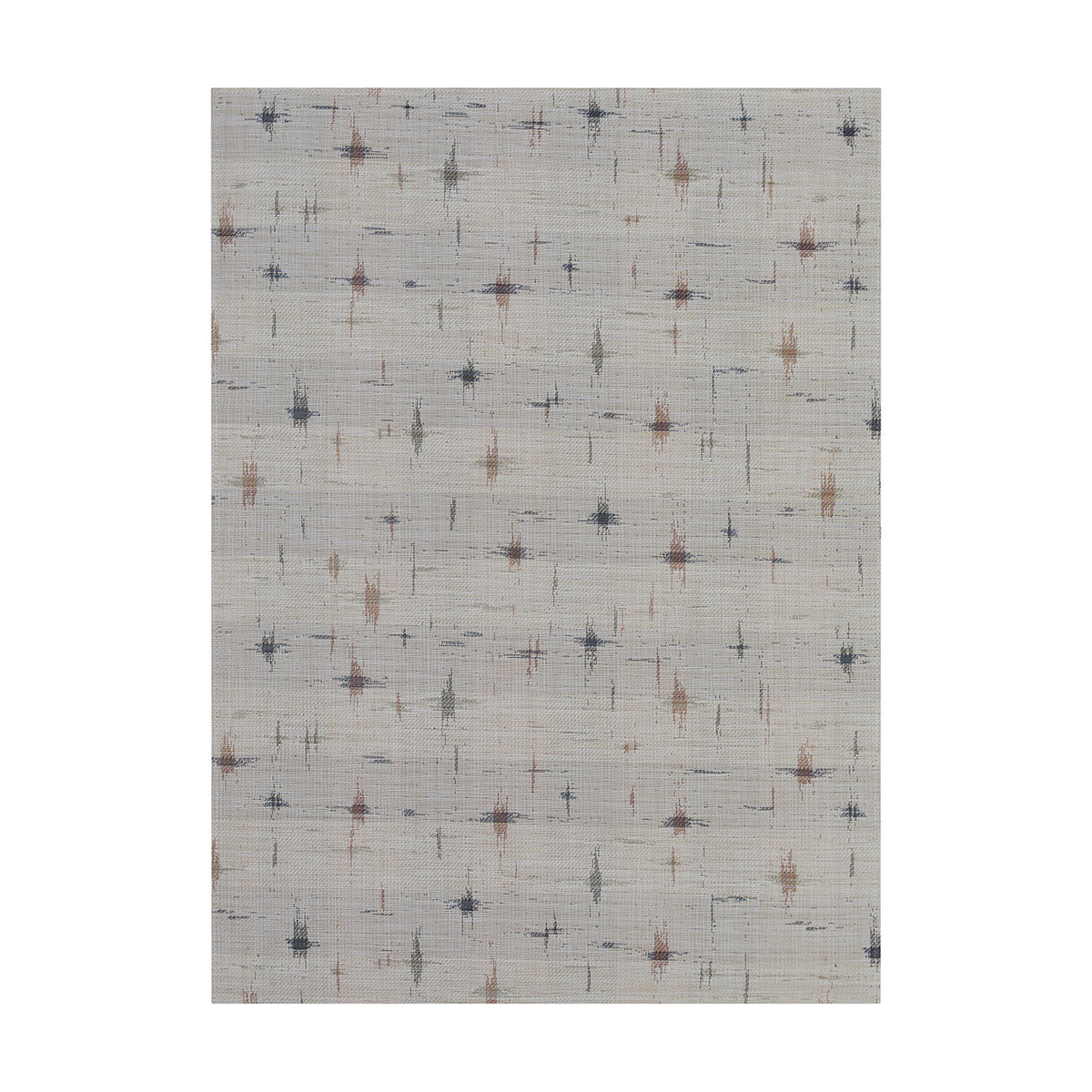 Spark / Almond woven floor mat by Chilewich, studio view