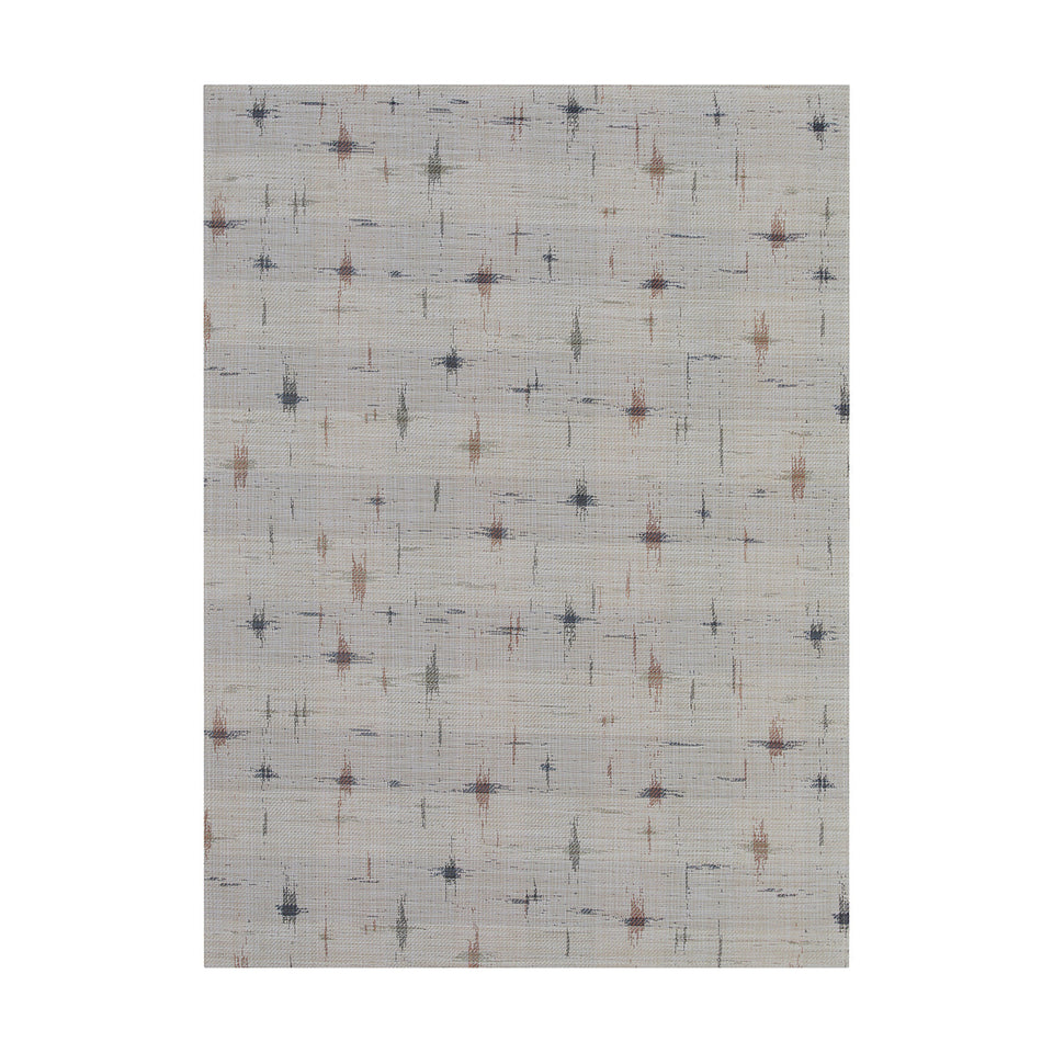 Spark / Almond woven floor mat by Chilewich, studio view