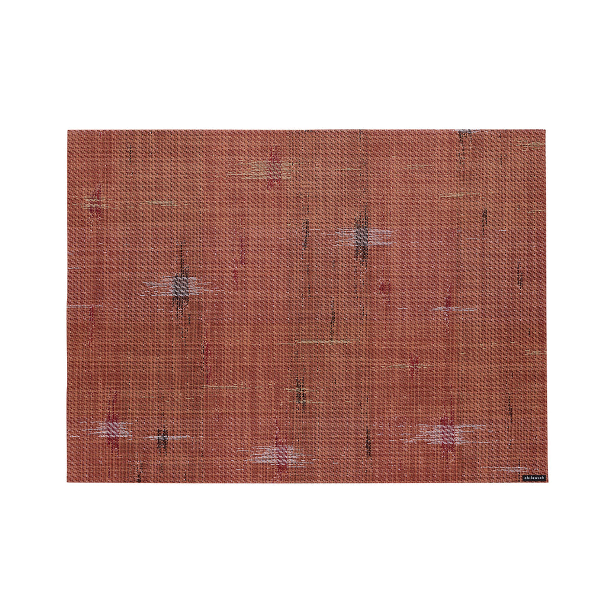 Chilewich Spark in Cider, rectangle on a white background