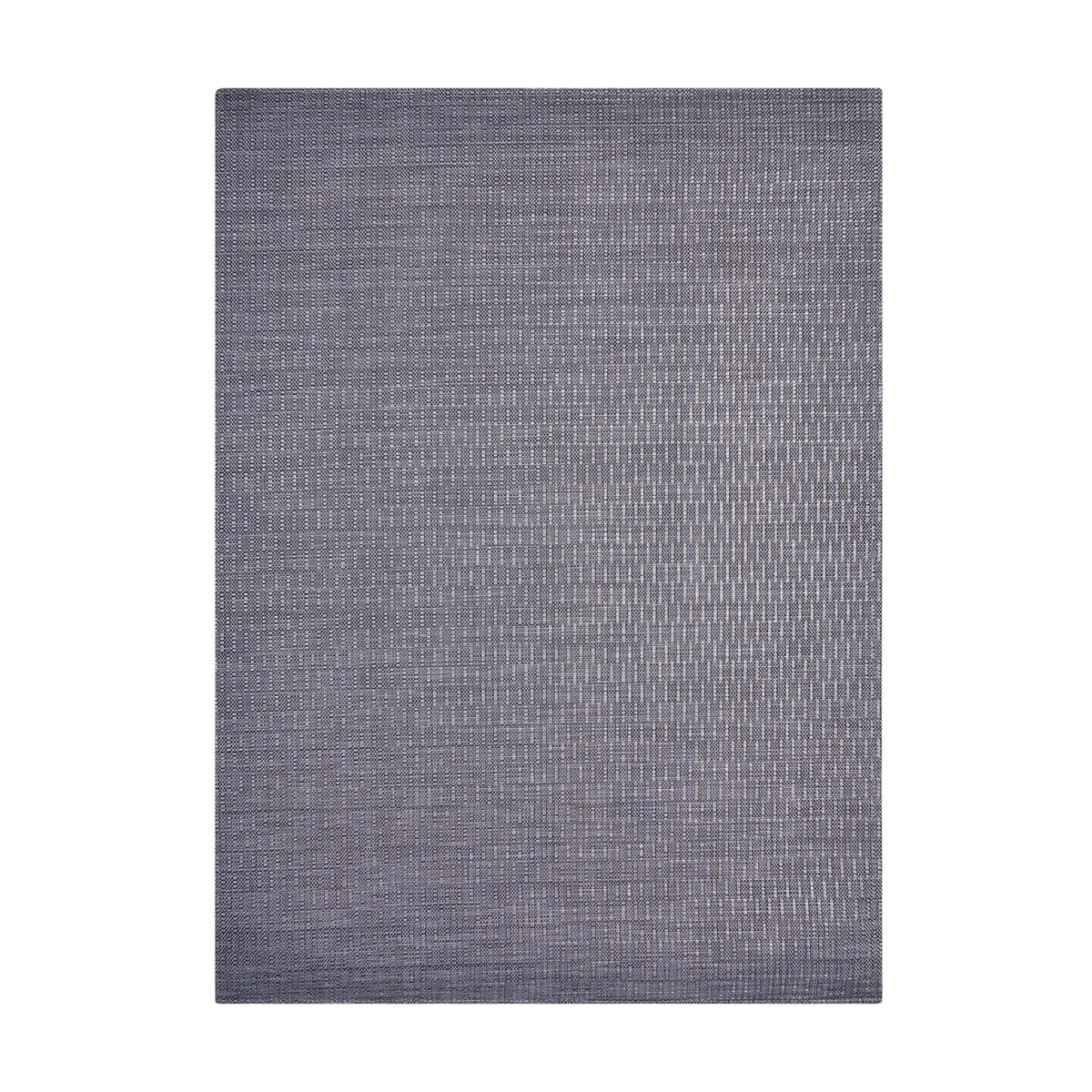 Thatch / Pewter woven floor mat by Chilewich, studio view