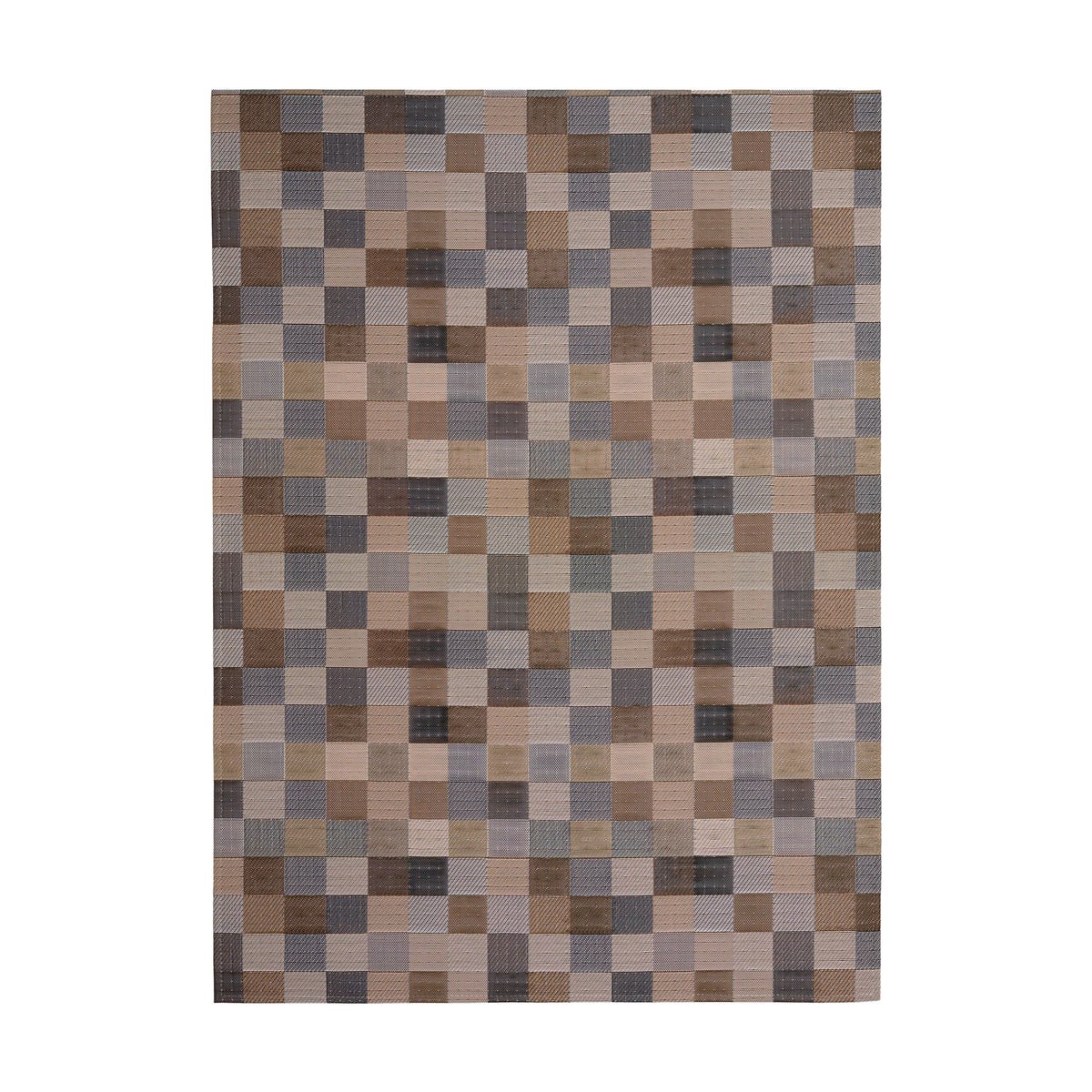 Tint / Mink woven floor mat by Chilewich, studio view