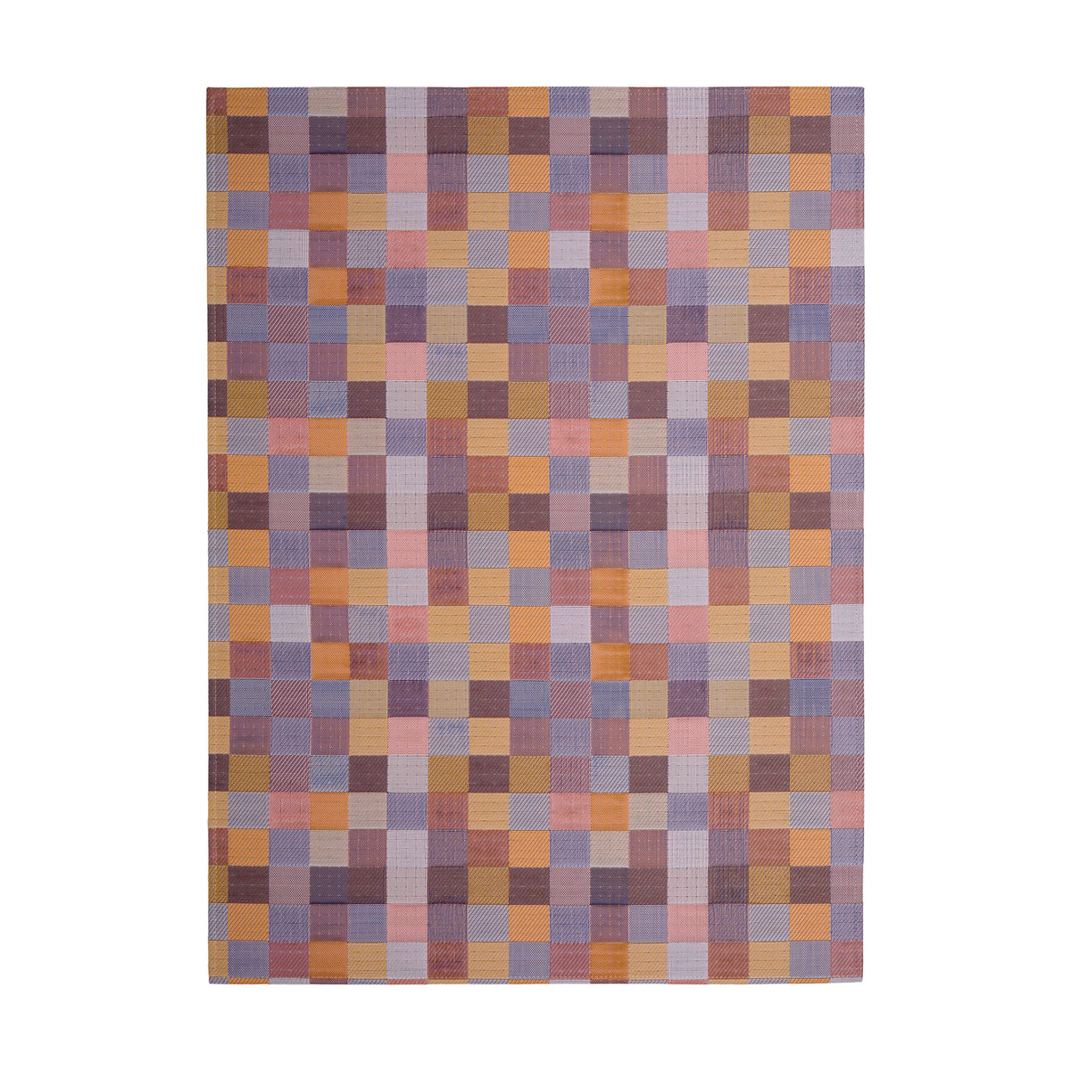 Tint / Opal woven floor mat by Chilewich, studio view