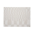 Chilewich Warp in Sand, rectangle on a white background