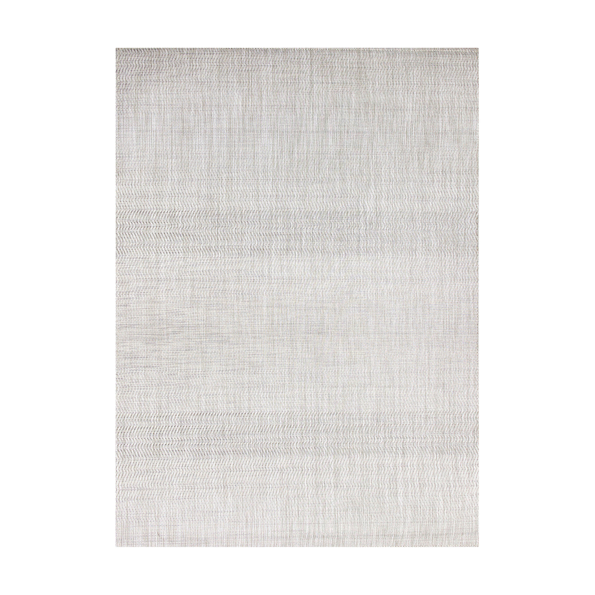 Wave / Grey woven floor mat by Chilewich, studio view